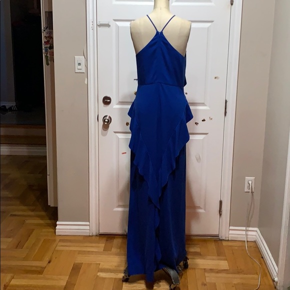 HIGH NECK RUFFLE DRESS - Picture 5 of 8